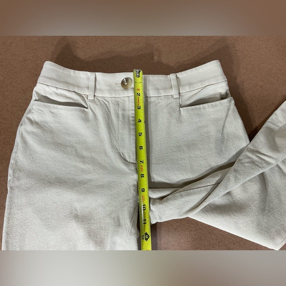 Parker Women's Cream Straight Leg Pants - Picture 6 of 9